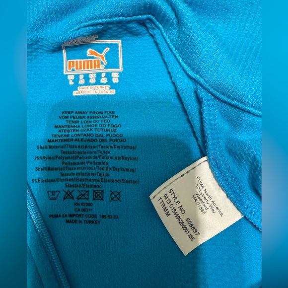 🛍️PUMA women’s dry sell full zipper track stretch knit jacket excellent. - Picture 8 of 8